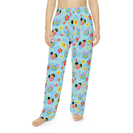 Aloha Adventure! Lilo and Stitch Women's Pajama Pants (AOP)