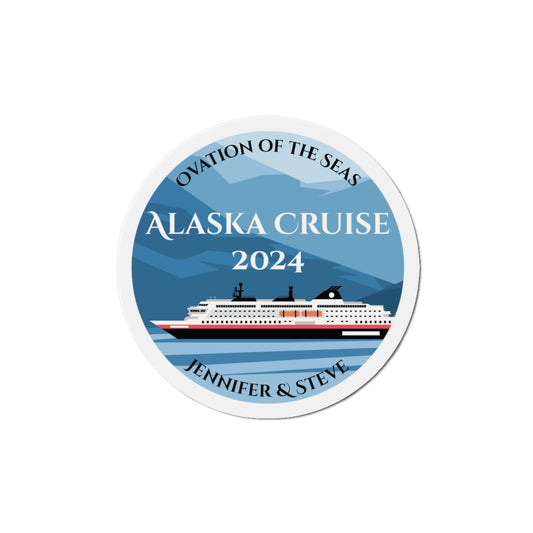 Alaska Cruise Personalized Magnet: Decorate your cruise ship door!