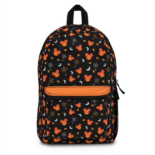 Mickey Mouse Pumpkin and Spiders Disney Halloween AOP Backpack
