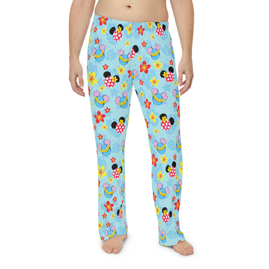 Aloha Adventure! Lilo and Stitch Men's Pajama Pants (AOP)